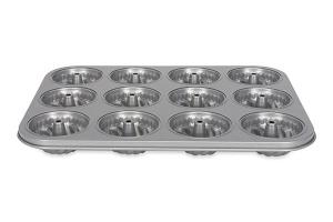 Moule en acier revêtement anti-adhérent 12 mini kouglofs Patisse