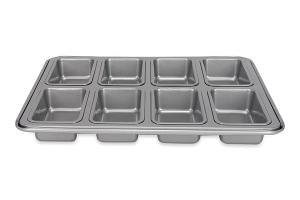 Moule en acier revêtement anti-adhérent 8 mini cakes Patisse