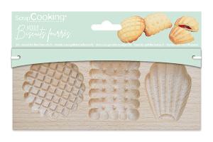 Moule bois biscuits fourrés Petits Biscuits Scrapcooking