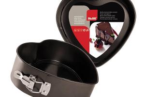 Moule cœur avec charnière 22 cm Ibili