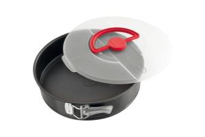 Moule à manqué à charnière 26 cm avec couvercle de transport Dr, Oetker Bake and Go Dr. Oetker