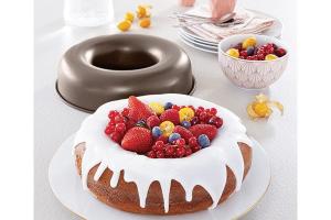 Moule à savarin ou couronne acier revêtu anti-adhérent 24 cm Mathon