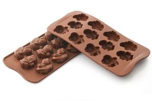 Moule en silicone 12 chocolats ange Silikomart