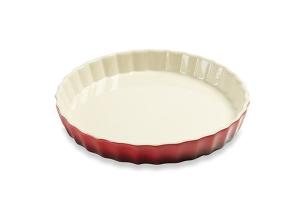 Moule à tarte en céramique 24 cm rouge Mathon