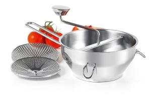 Moulin à légumes inox 3 grilles KC.MOUL-21.3 Kitchen Chef Professional