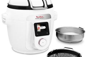 Multicuiseur Moulinex Cookeo Infinity Wifi 6,5L Air Fryer, Recettes illimitées, 16 modes de cuisson - Blanc CE9721F0