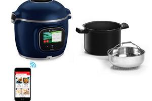 Multicuiseur Moulinex Cookeo Touch Pro avec Balance intégrée CE943410 Bleu