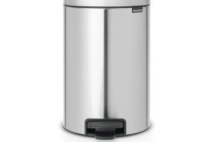 Newicon, 12,0L Poubelle à pédale tôle, mat (11 20 41) - Brabantia