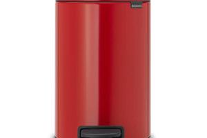 Newicon 12,0L, rouge Poubelle à pédale (11 20 03) - Brabantia