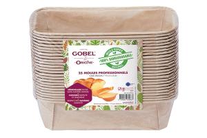 Pack de 25 moules cake en papier médium 19 cm x 8,7 cm Gobel