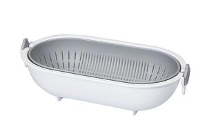 Passoir rotative ovale et bol de trempage 1,7 L Kokubo