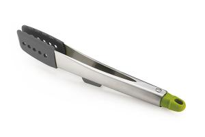 Pince en inox et silicone verrouillable avec reposoir Joseph Joseph