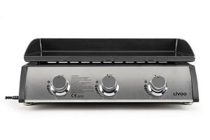 Plancha 3 brûleurs à gaz Livoo