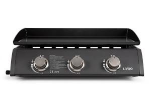 Plancha à gaz 3 brûleurs DOC277N Livoo