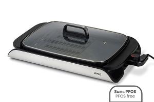 Plancha grill avec couvercle 2000W DOC321 Livoo