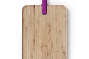 Planche à découper avec couteau chef intégré Trebonn