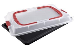 Plaque de cuisson avec couvercle Dr. Oetker