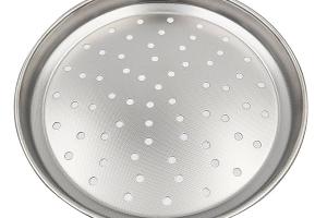 Plaque à pizza perforée inox 28 cm Steel Pan