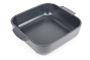 Plat à four céramique Appolia carré ardoise 28 cm Peugeot