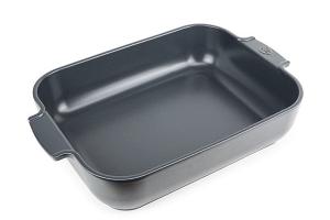 Plat four céramique Appolia rectangulaire ardoise 40 cm Peugeot