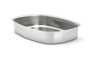 Plat à four en inox rectangulaire 38 x 26 cm De Buyer