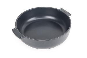 Plat four rond céramique ardoise 34 cm Peugeot