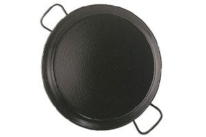 Plat à paëlla acier emaillé 46 cm
