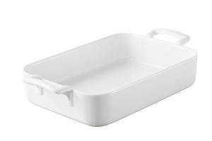Plat rectangulaire porcelaine Belle Cuisine 26 cm Blanc Revol