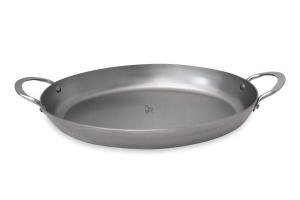Plat XXL ovale tôle de fer blanc Minéral B ELEMENT 36 cm De Buyer