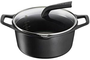 Plateau pour Four Tefal E2494644 Noir Aluminium forgé Rond Ø 24 cm
