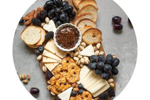 Plateau fromage rond en verre 35 cm Pradel Excellence