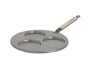 Poêle 3 blinis acier Minéral B Bois 27 cm De Buyer