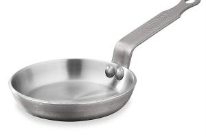 Poêle à blinis tôle de fer blanc Minéral B Elément 12 cm De Buyer