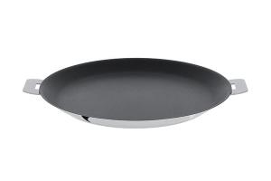 Poêle à crêpes inox antiadhérente Mutine sans manche 30 cm Cristel