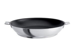 Poêle haute inox antiadhérente Strate sans manche 24 cm Cristel