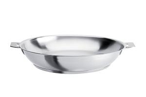 Poêle haute tout inox Strate sans manche 24 cm Cristel