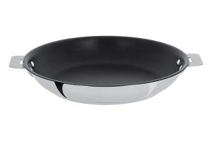 Poêle inox antiadhérente Casteline sans manche 28 cm Cristel
