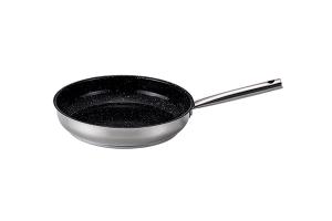 Poêle inox avec revêtement céramique 20 cm  Kitchenpro