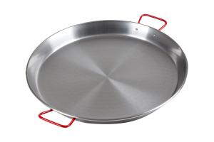 Poêle à paella valence 36 cm en acier poli Trend'up