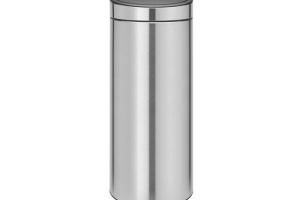 Poubelle 30l matt steel Brabantia 115349 - gris