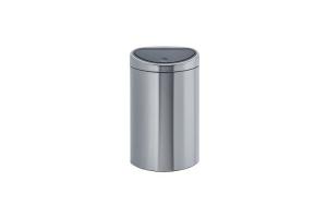 Poubelle 40 litres Brabantia Touch Bin ovale inox mat