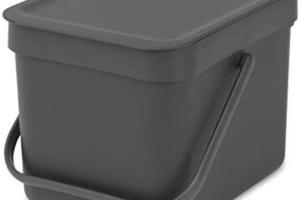 Poubelle 6 L Grey - Sort & Go - Brabantia