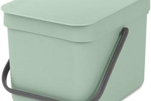 Poubelle 6 L Jade Green - Sort & Go - Brabantia