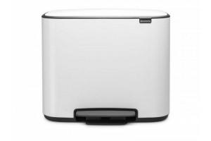 Poubelle à pédale 36l blanc Brabantia 121388 - blanc
