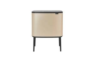 Poubelle Bo Touch Bin Champagne, 3 x 11 l (304644) - Brabantia