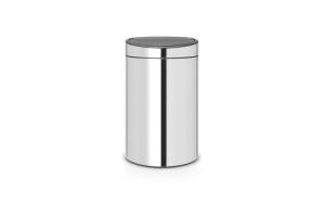 Poubelle Brabantia Touch Bin New Brilliant Steel 40 l Argent