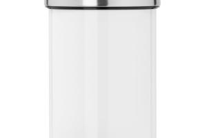 Poubelle Murale Brabantia Touch Bin Blanc 3L - Blanc