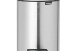 Poubelle à pédale Brabantia Newicon 3L en acier mat