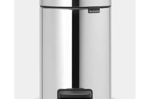 Poubelle a pédale NewIcon - 3L - Acier brillant - Brabantia