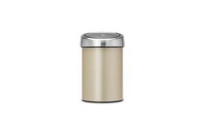 Poubelle Touch Bin Seau Intérieur Plastique 3L Metallic Gold - Brabantia
